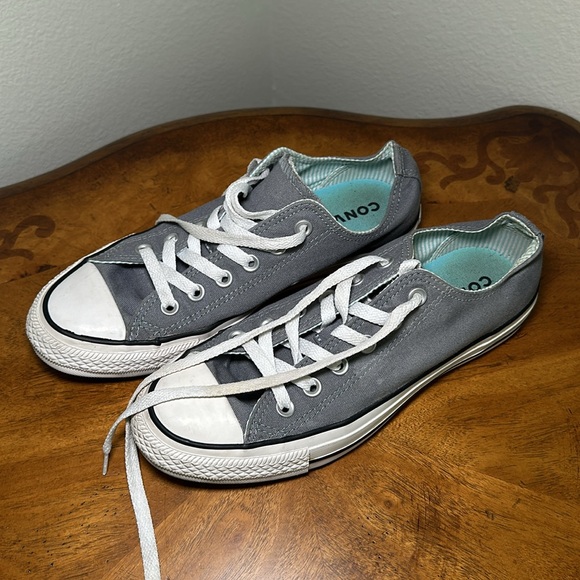 Converse Chuck Taylor All Star Ox Double Tongue Shoes Grey - Picture 5 of 5